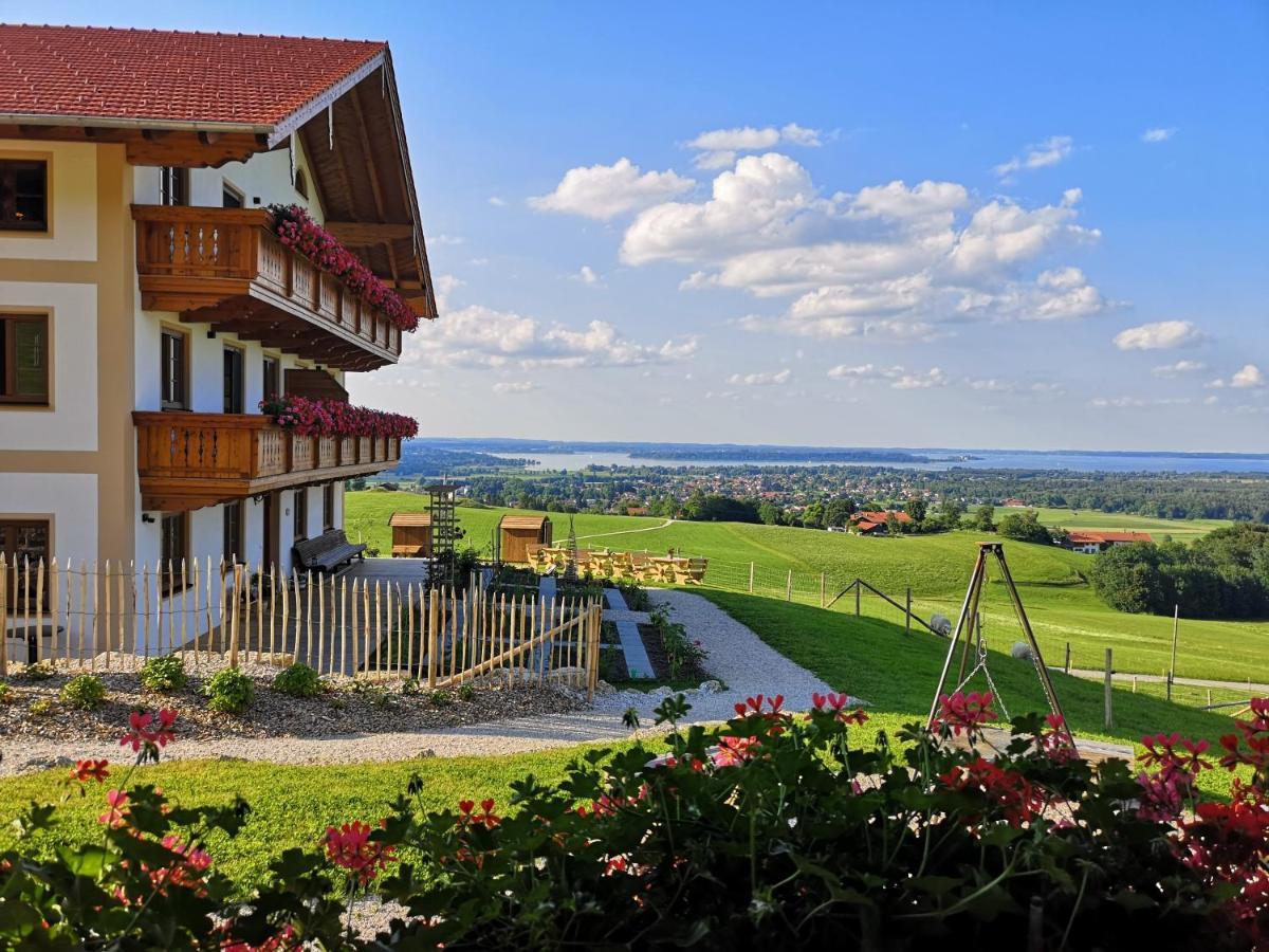 Vila Schleipfnerhof Urlaub Auf Dem Bauernhof Bernau am Chiemsee Exteriér fotografie