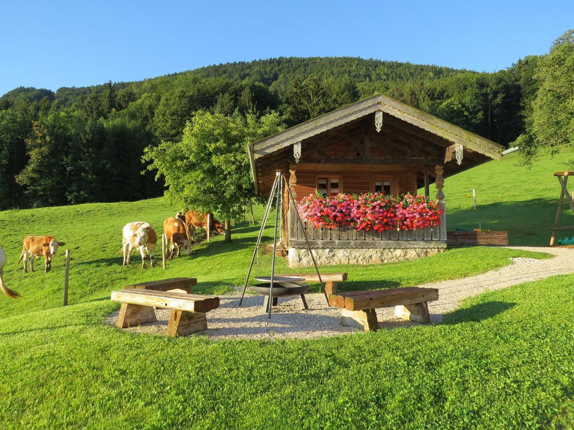 Vila Schleipfnerhof Urlaub Auf Dem Bauernhof Bernau am Chiemsee Exteriér fotografie
